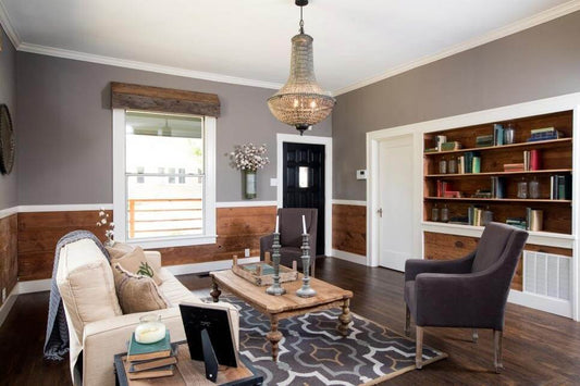 Shiplap in interior design.
