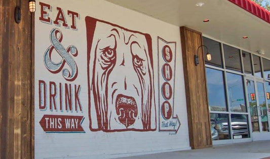 Blake Shelton's restaurant with reclaimed wood siding from Centennial Woods.