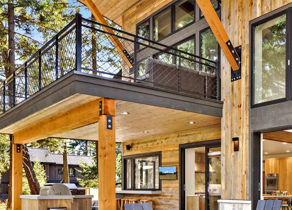 Reclaimed wood siding in the Cheyenne finish by Centennial Woods