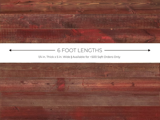 Sundance Red Bulk Order Paneling