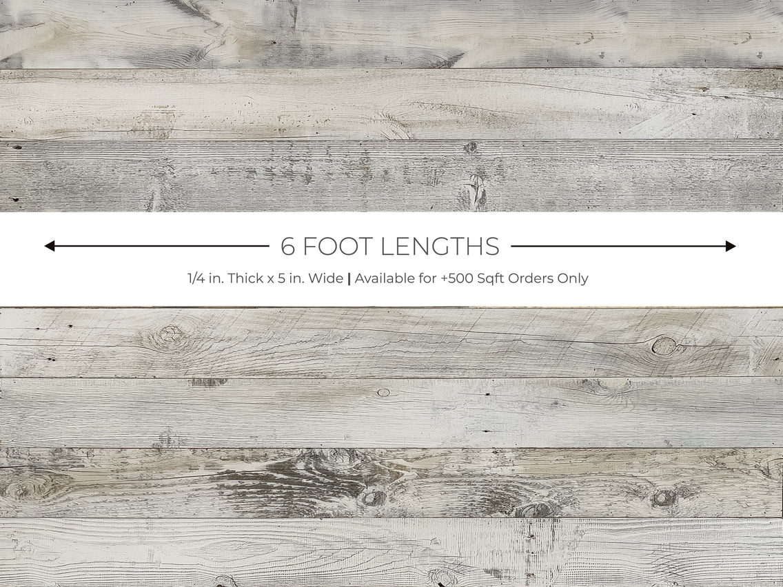 Sundance White Bulk Order Paneling