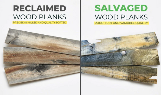 Salvaged Wood Planks vs. Reclaimed Wood Planks: Finding The Right Sustainable Wood For Your Project