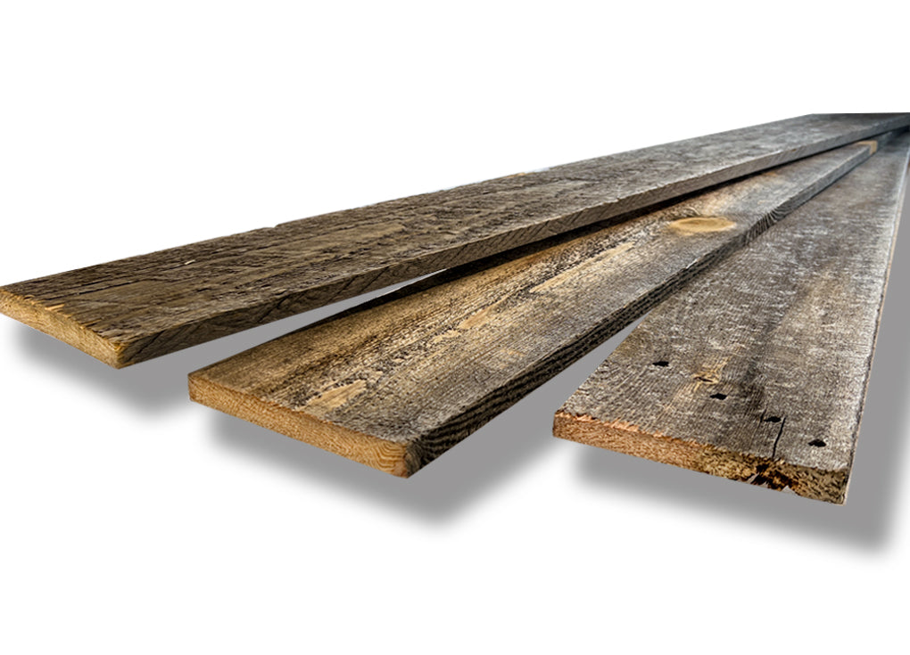 Centennial Woods' ready to rip trim in a naturally weathered finish.