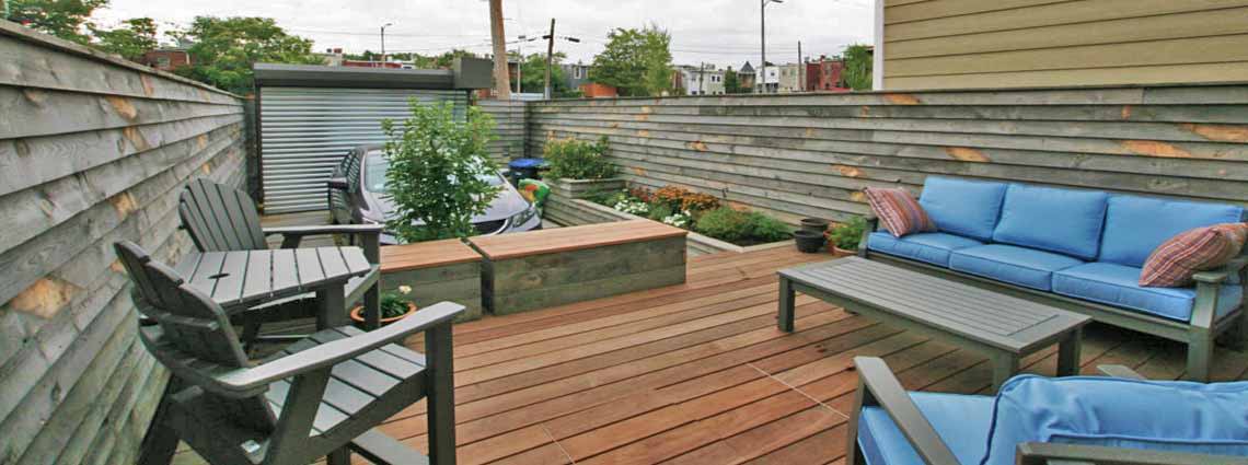 ウッドパネル Reclaimed Wood Patio Wall Panels | Outdoor Wood Walls – Centennial