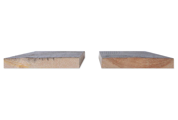 Weathered Wood Consistent S3S siding profile