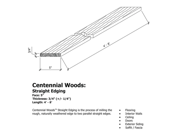 Weathered Wood Consistent S3S siding diagram