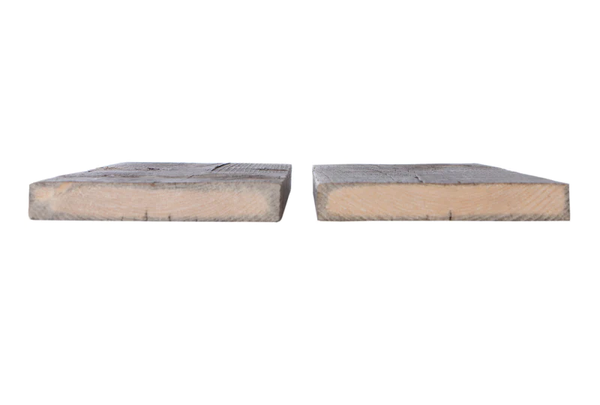 Weathered Wood Nominal 1x6 siding profile