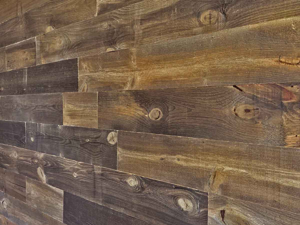 Saratoga Brown Weathered & Reclaimed Wood Planks BOX-SAR